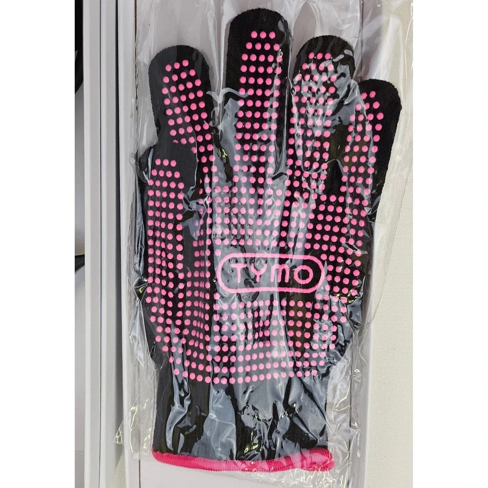 TYMO RING Hair Straightening Comb HC100 Black Pink Professional Styling Set‎
